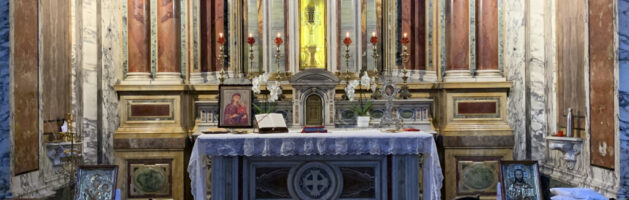 Liturgia davanti alle reliquie di Sant’Anna